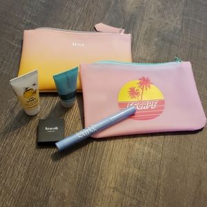 Ipsy make up bags and make up